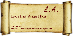 Laczina Angelika névjegykártya